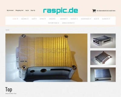Die raspic.de-Webseite  im neuen Look!  - Relaunch der Webseite.